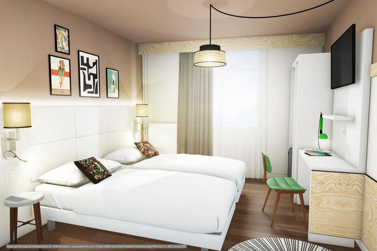 Greet Hotel Lille Gare Flandres - Groupe Accor Eksteriør billede